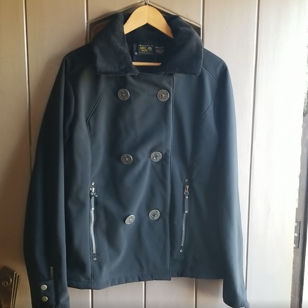 Mountain Hardware Double Breasted Tuja Peacoat sz Large L black